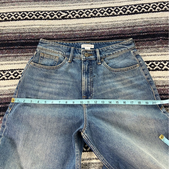 NWOT Sample Good American Good Ease Quartz Blue Wide Leg High Rise Jeans 4/27 - Picture 8 of 13
